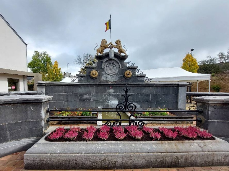 Inauguration Fontaine aux lions