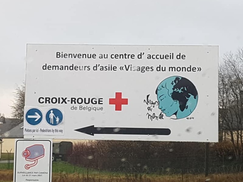 Visite du Centre de réfugiés de Stockem